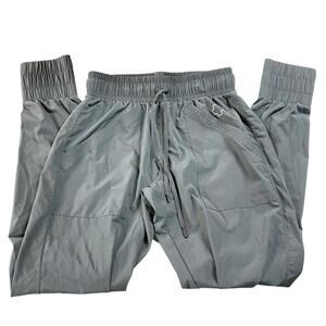 So iLL Performance Joggers Women’s S Green-Gray Elastic Waist Streetwear